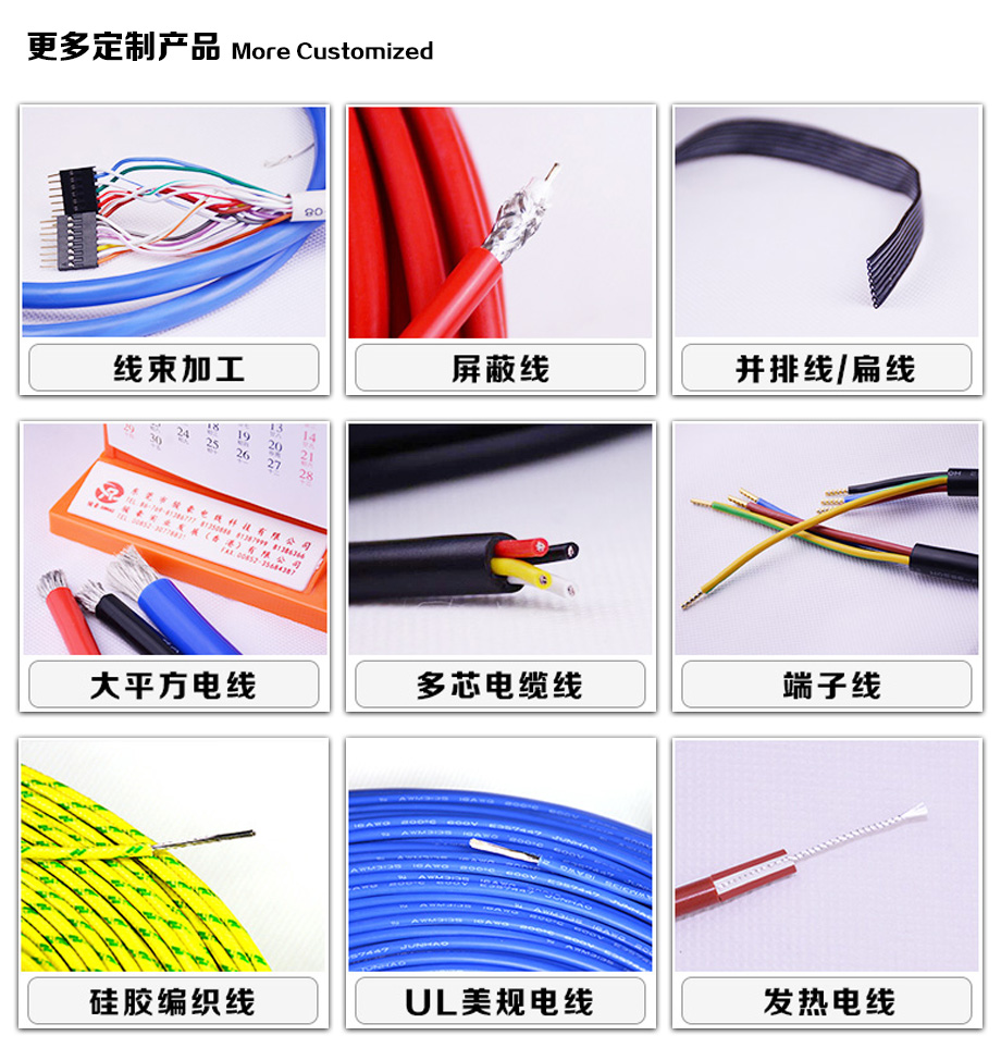 更多電線電纜產(chǎn)品定制